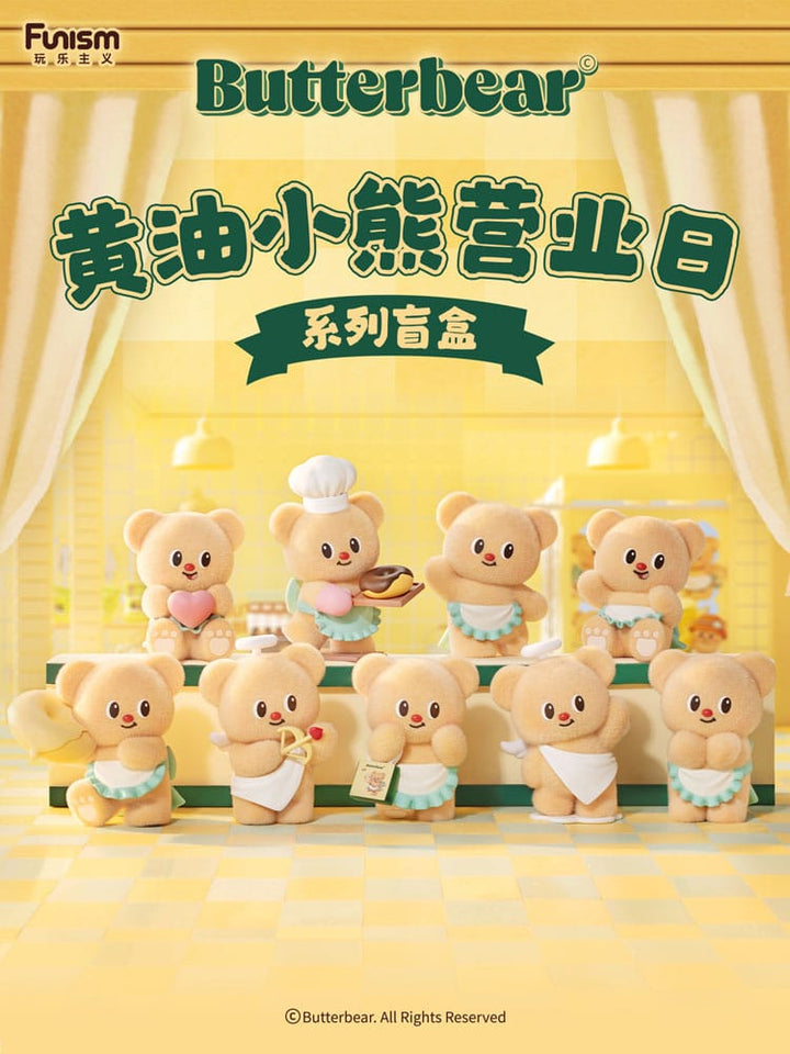 Butterbear Operating Day Series Mini Figures 9 cm Display Set of 8