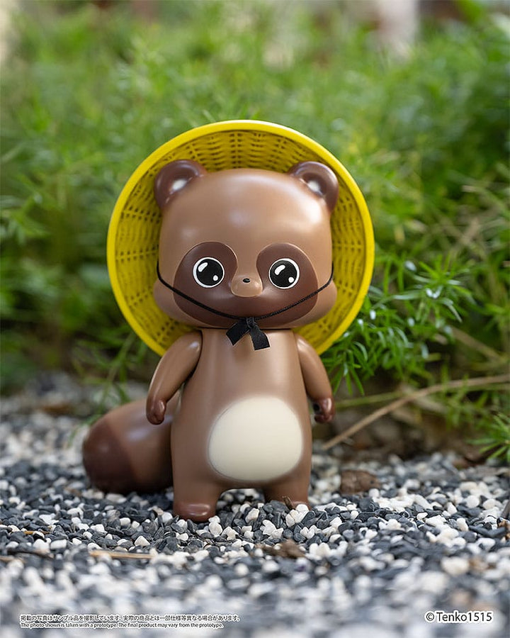 Little Fox with Two Tails Ponkichi Chibi Creature Vinyl Figure 15 cm