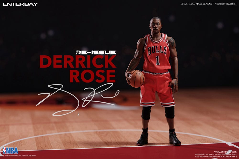 Enterbays NBA Collection Derrick Rose 1/6 Scale Limited Retro Edition Masterpiece Action Figure