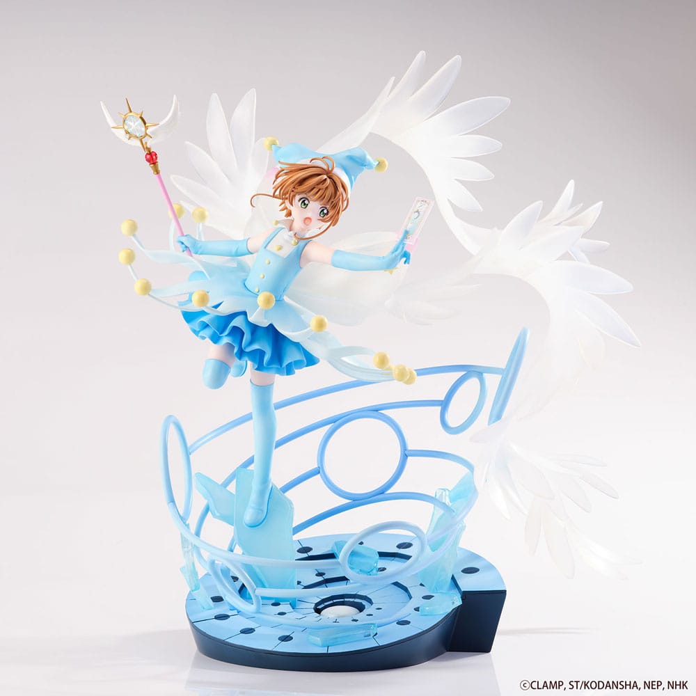 Cardcaptor Sakura Sakura Kinomoto Battle Costume Water Ver PVC Statue 1 7 Scale 36 cm