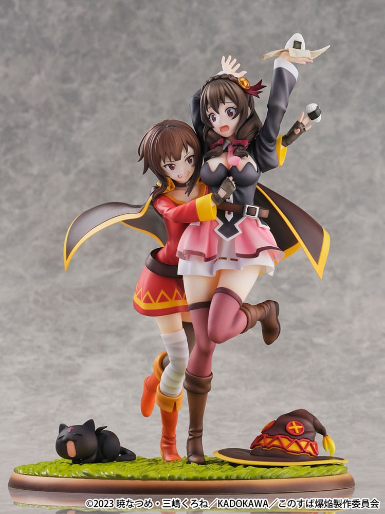 Konosuba Megumin and Yunyun Futari wa Otomodachi Ver Konosuba Gods Blessing on This Wonderful World PVC Statue 1 6 Scale 26 cm