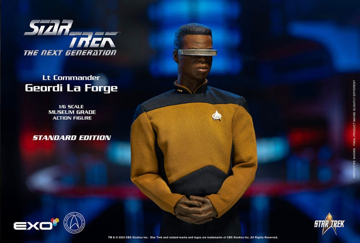 Star Trek The Next Generation Lt. Commander Geordi La Forge (Standard Version) 1/6 Scale Action Figure