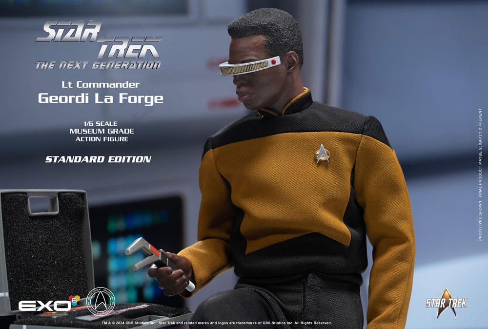 Star Trek The Next Generation Lt. Commander Geordi La Forge (Standard Version) 1/6 Scale Action Figure