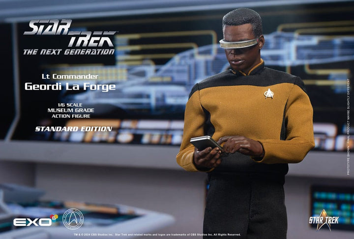 Star Trek The Next Generation Lt. Commander Geordi La Forge (Standard Version) 1/6 Scale Action Figure