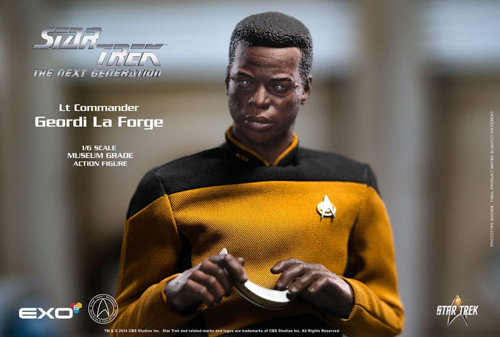 Star Trek The Next Generation Lt. Commander Geordi La Forge (Essentials Version) 1/6 Scale Action Figure