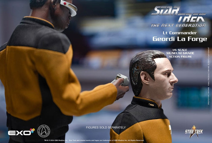 Star Trek The Next Generation Lt. Commander Geordi La Forge (Essentials Version) 1/6 Scale Action Figure