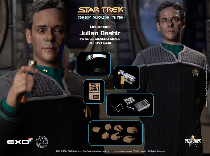 Star Trek Deep Space Nine Dr. Julian Bashir 1/6 Scale Action Figure