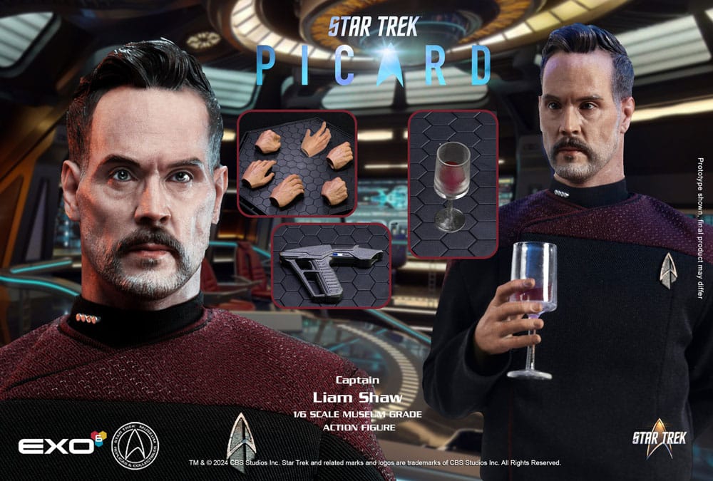 Star Trek Picard Captain Liam Shaw 1/6 Scale Action Figure