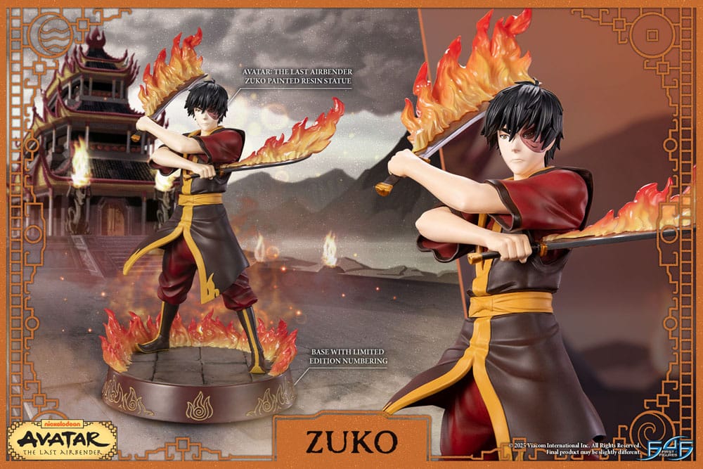 First 4 Figures Avatar The Last Airbender Zuko Limited Edition Statue