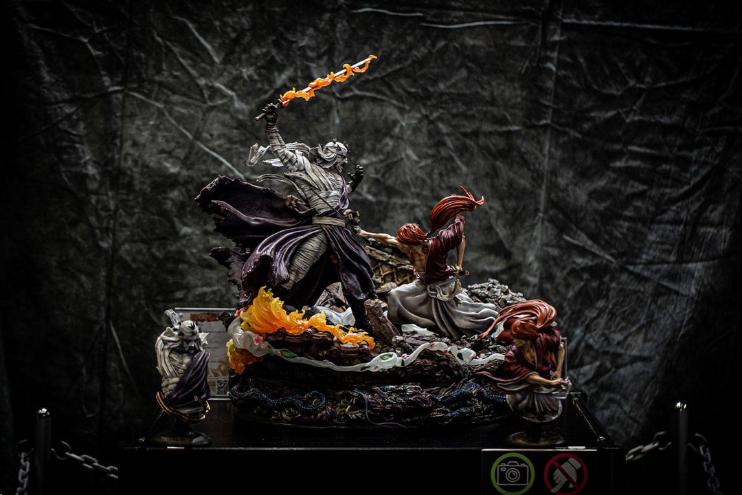Rurouni Kenshin Kenshin vs Shishio Elite Exclusive Statue 25th Anniversary 1/6 Scale 60 cm