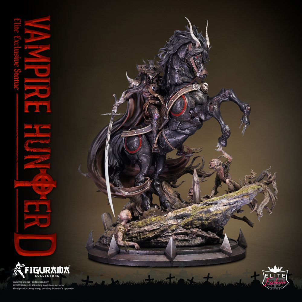 Vampire Hunter D on Horse Elite Exclusive Statue 1/6 Scale 79 cm