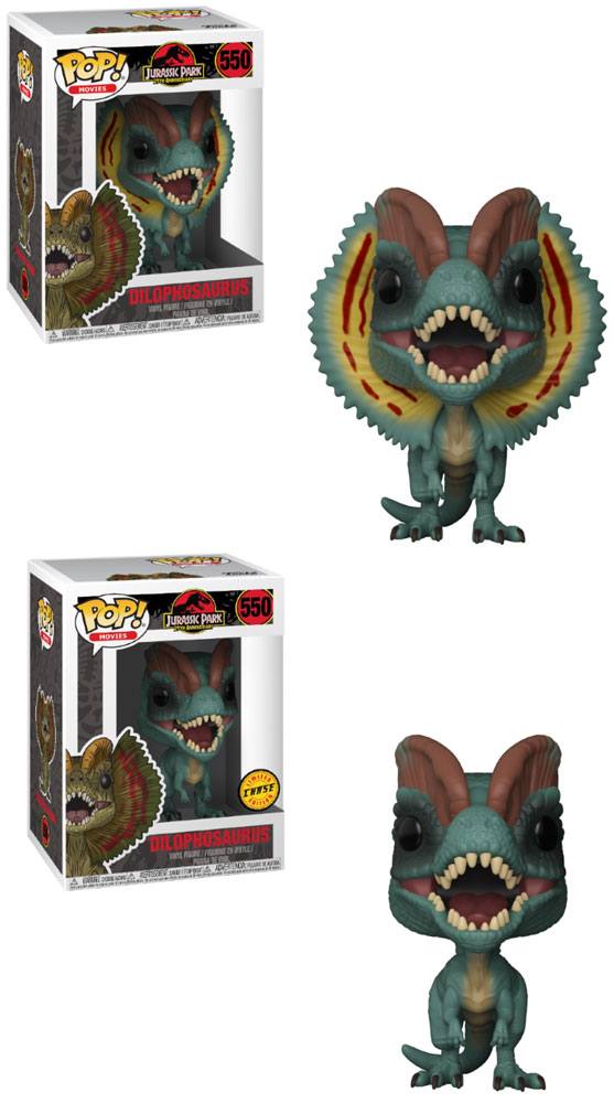 Funko Dilophosaurus Jurassic Park POP Movies Vinyl Figure Assortment 9 cm 6 Pack