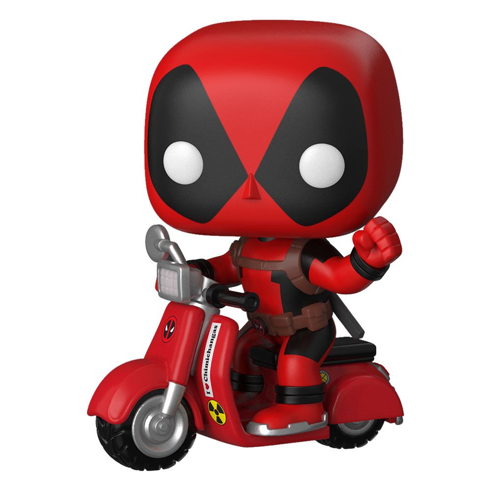 Funko Deadpool and Scooter Deadpool POP Rides Vinyl Figure 9 cm
