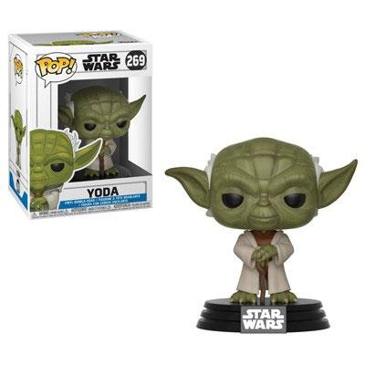 Funko Yoda Star Wars Clone Wars POP Vinyl Bobble Head Figure 9 cm