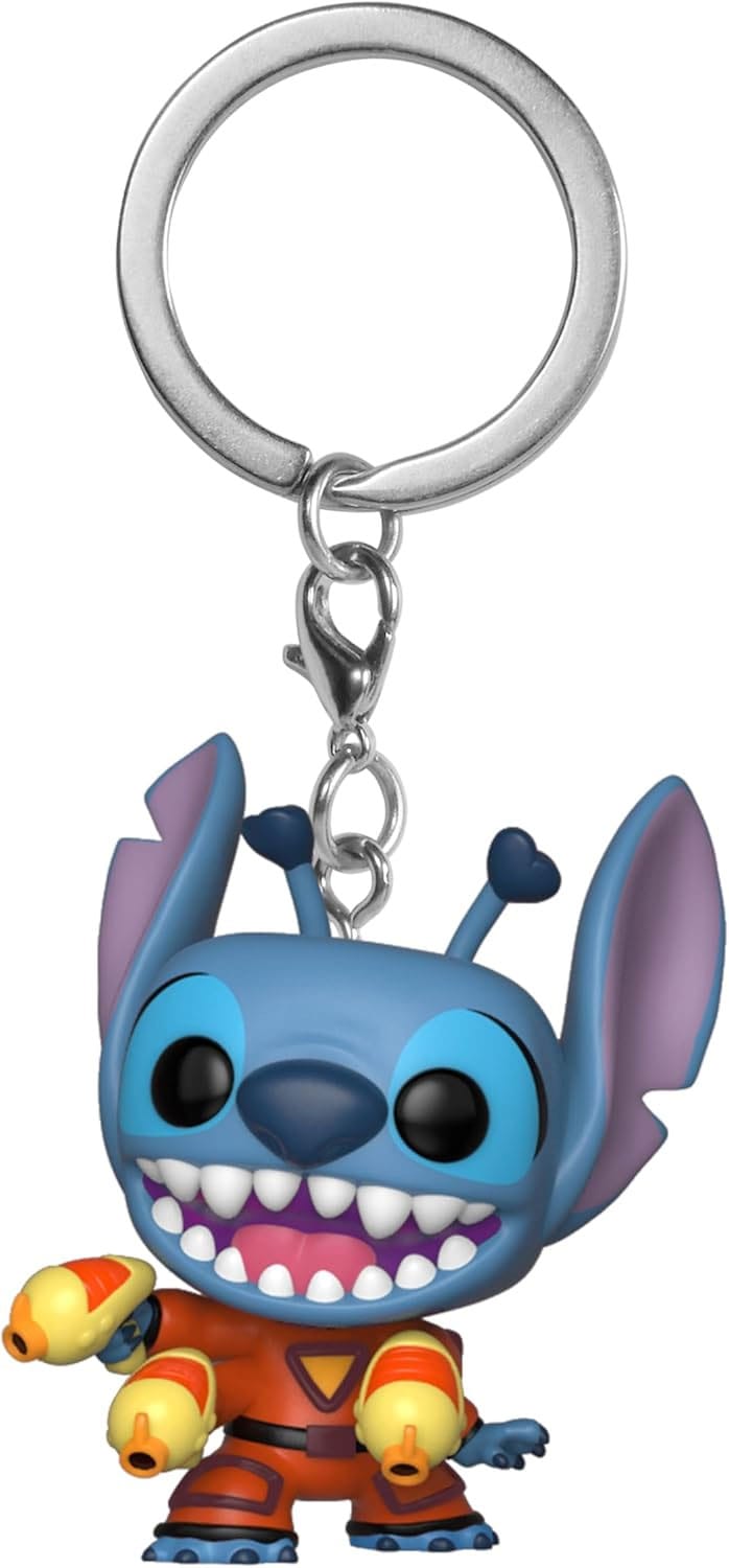 Lilo and Stitch Stitch with Blaster POP Vinyl Keychains 12 Pack 4 cm