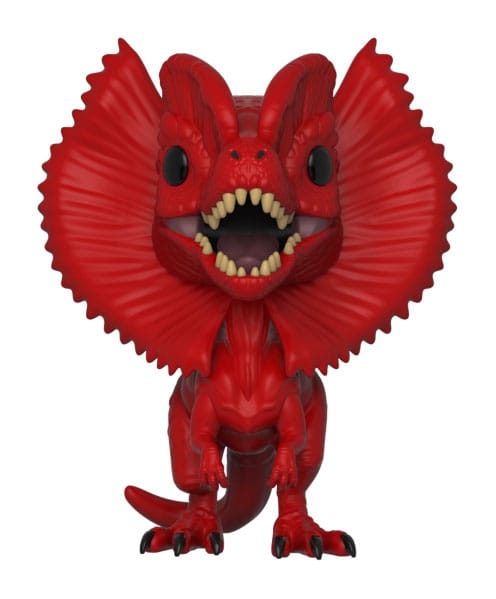 Funko Dilophosaurus Red Jurassic Park POP Movies Vinyl Figure Exclusive 9 cm