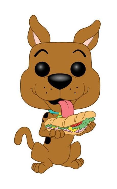 Funko Scooby Doo with Sandwich Scooby Doo POP Animation Vinyl Figure 9 cm