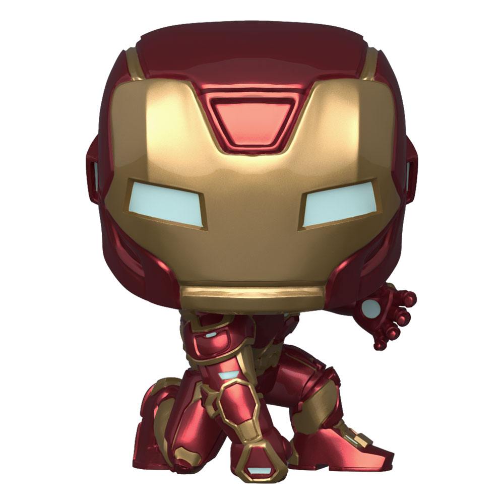 Funko Iron Man Marvels Avengers 2020 Video Game POP Marvel Vinyl Figure 9 cm