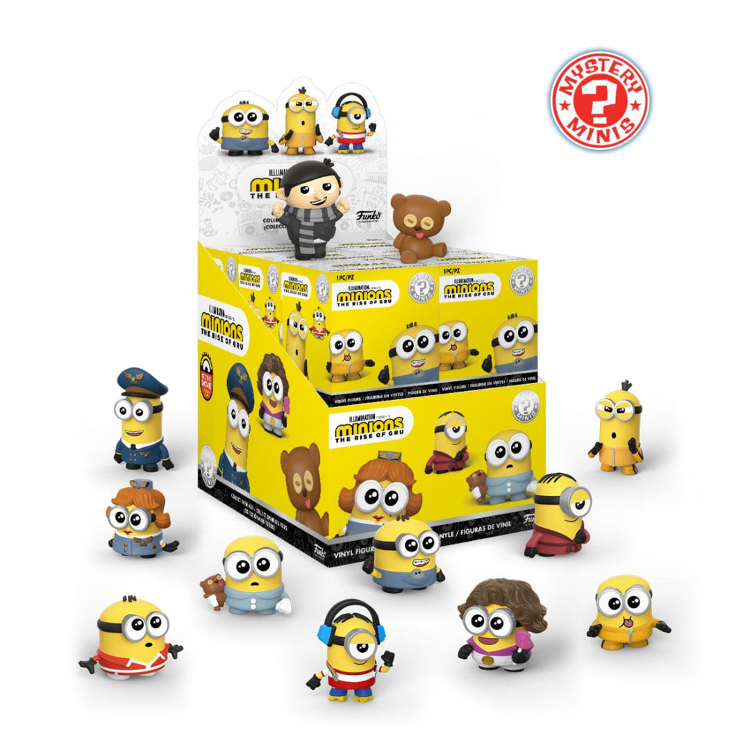 Funko Minions II Mystery Minis Vinyl Mini Figures Display 6 cm 12 Pack