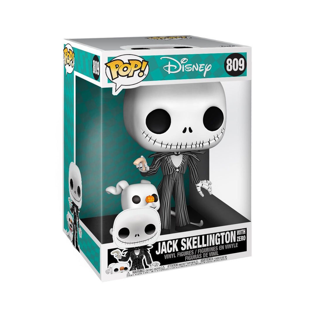Jack with Zero Disney Nightmare before Christmas Super Sized Funko POP! Vinyl Figure