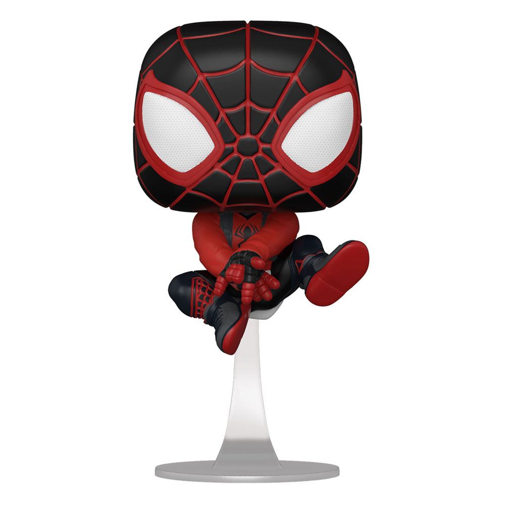 Funko Miles Morales Bodega Suit Marvels Spider Man POP Games Vinyl Figure 9 cm