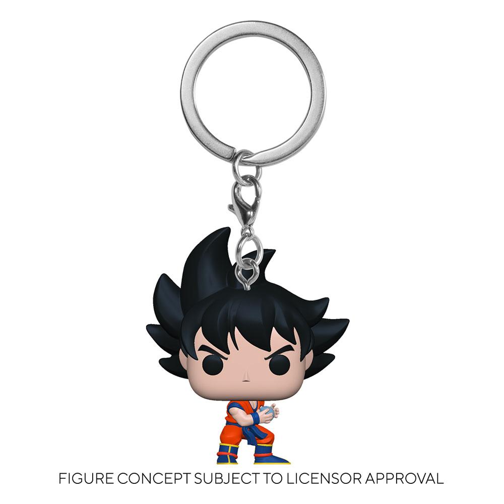 Funko Goku with Kamehameha Dragon Ball Z Pocket POP Vinyl Keychain Display 4 cm 12 Pack