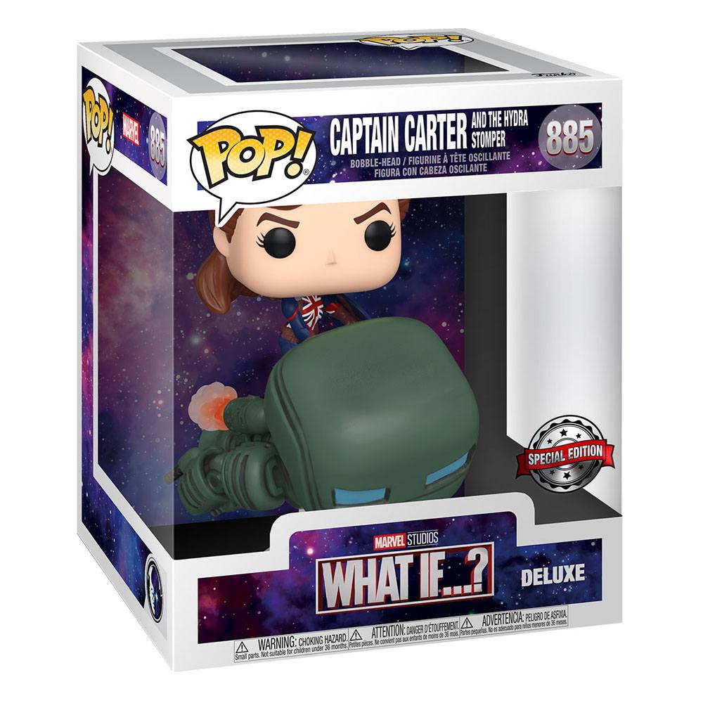 Captain Carter and Hydro Marvel Studios What If...? Funko POP! Deluxe Vinyl Figure