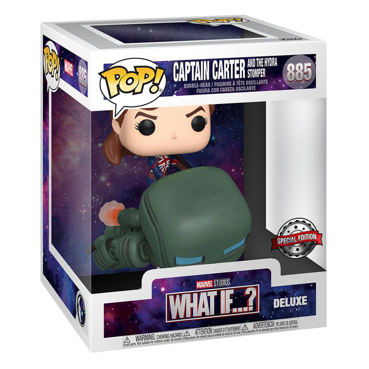 Captain Carter and Hydro Marvel Studios What If...? Funko POP! Deluxe Vinyl Figure