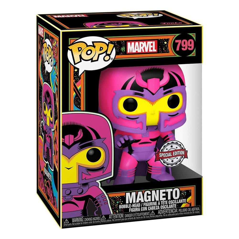 Magneto Black Light Marvel Exclusive Funko POP! Vinyl Figure