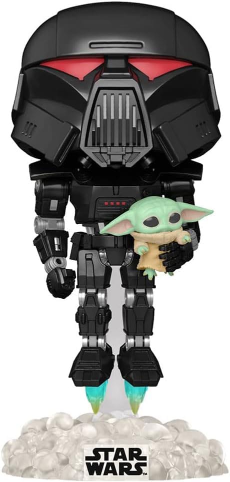 Dark Trooper with Child (Glow in the Dark) Star Wars Mandalorian Funko POP! Vinyl Figure