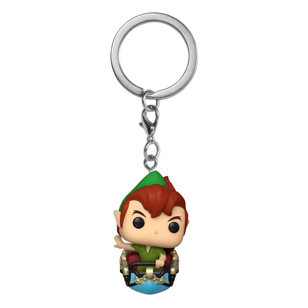 Funko Mickey Space Mountain Peter Pan Disney Pocket POP Vinyl Keychain Display 4 cm 12 Pack
