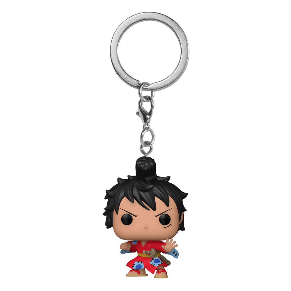 Funko Luffy in Kimono One Piece Pocket POP Vinyl Keychain Display 4 cm 12 Pack