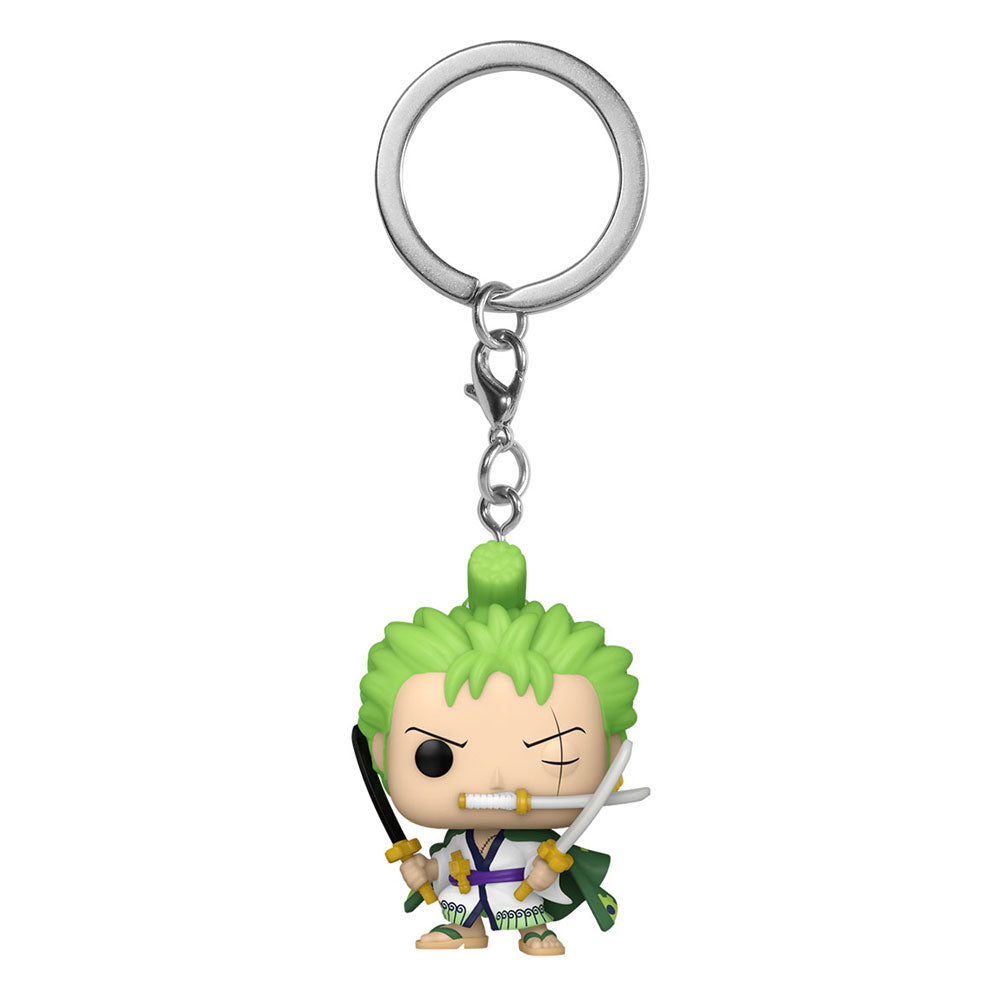 Funko Roronoa Zoro One Piece Pocket POP Vinyl Keychain Display 4 cm 12 Pack