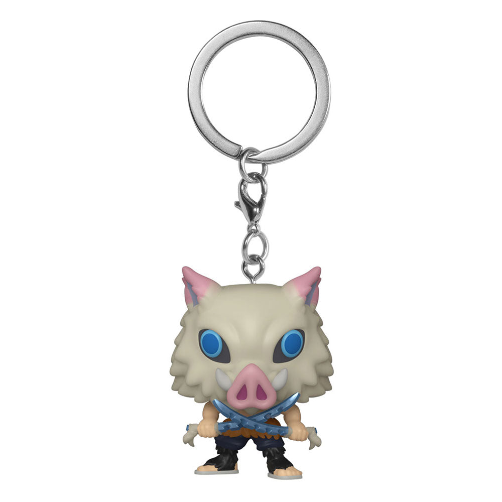 CFunko Inosuke Demon Slayer Pocket POP Vinyl Keychains Display of 12 4 cm