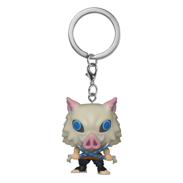 CFunko Inosuke Demon Slayer Pocket POP Vinyl Keychains Display of 12 4 cm