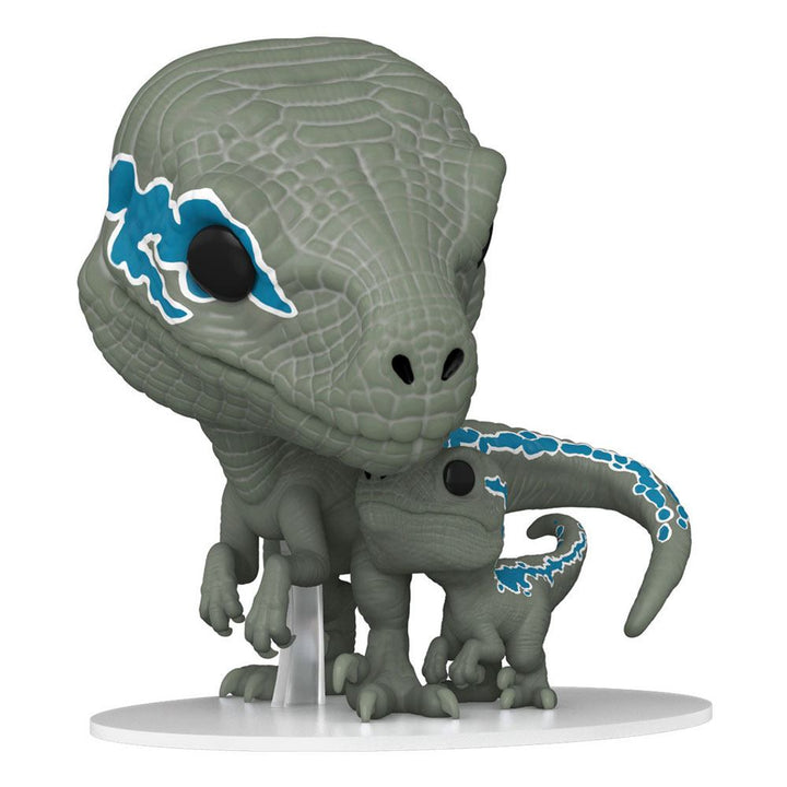 Jurassic World Blue and Beta POP Movies Vinyl Figure 9 cm