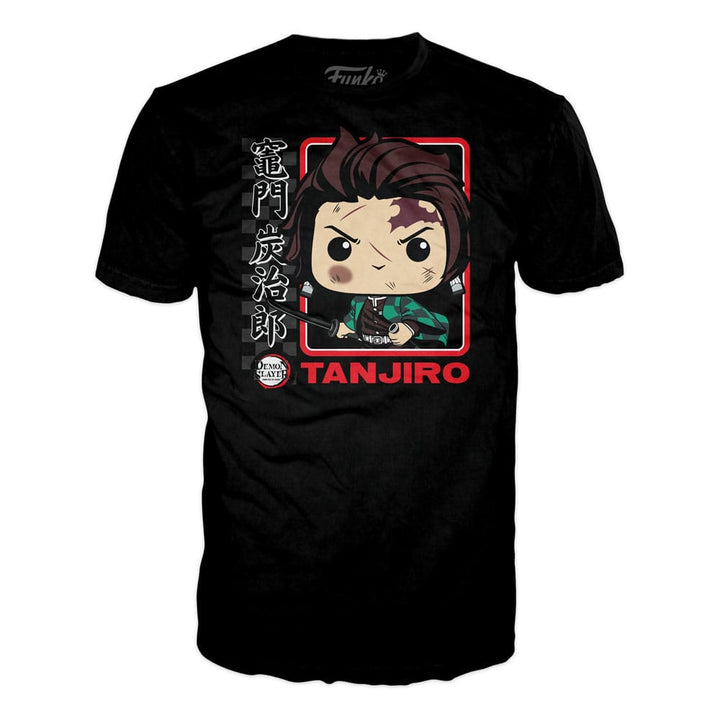 Tanjiro Demon Slayer Funko POP! Vinyl Figure and Tee Box Size S