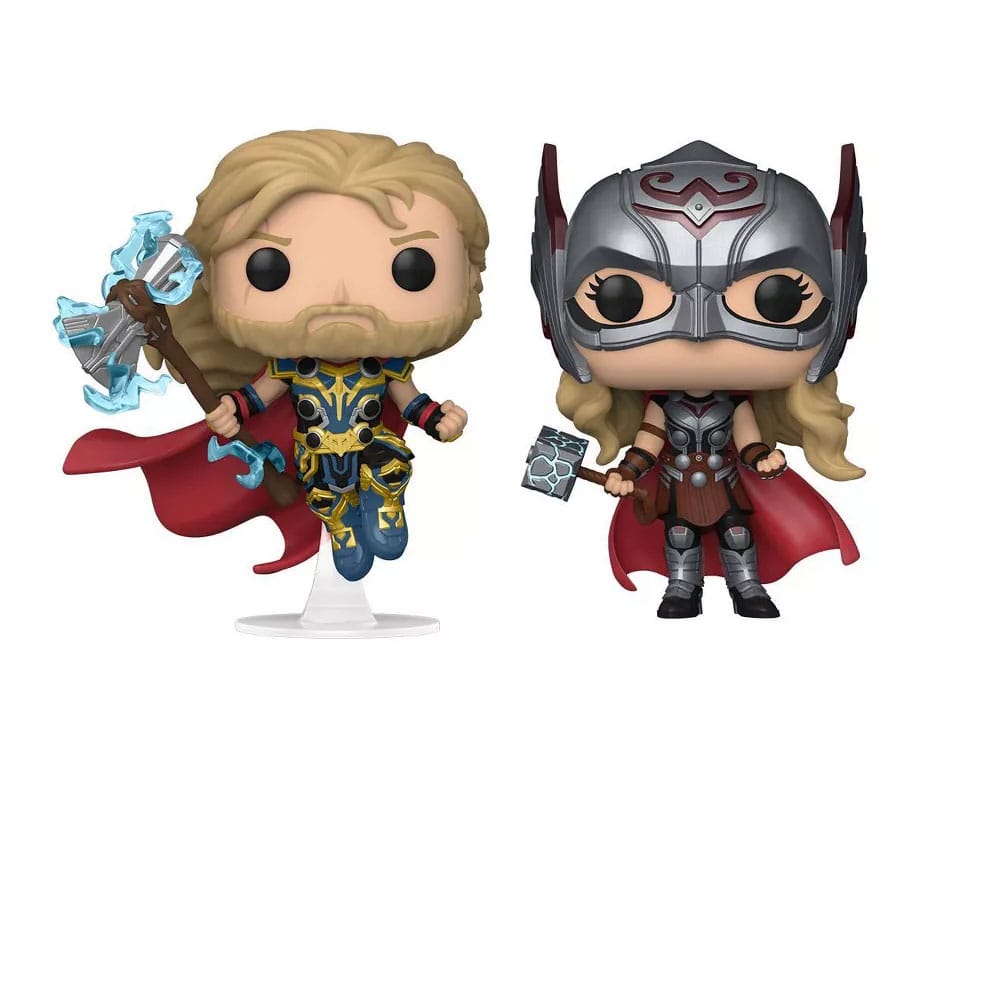 Thor and Mighty Thor Marvel Thor Love and Thunder Funko POP! Vinyl Figures (2-Pack)