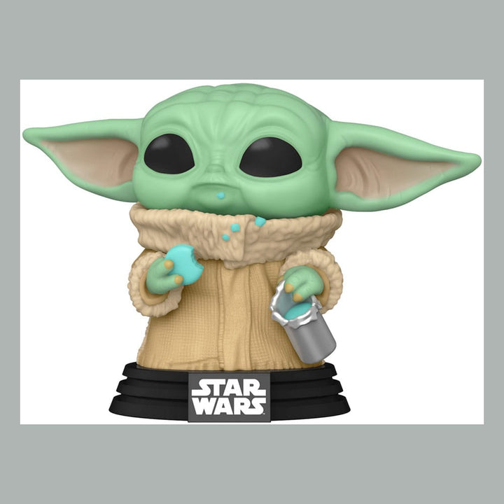 Grogu Cookie Star Wars The Mandalorian Funko POP! Vinyl Figure with Tee Box Size M