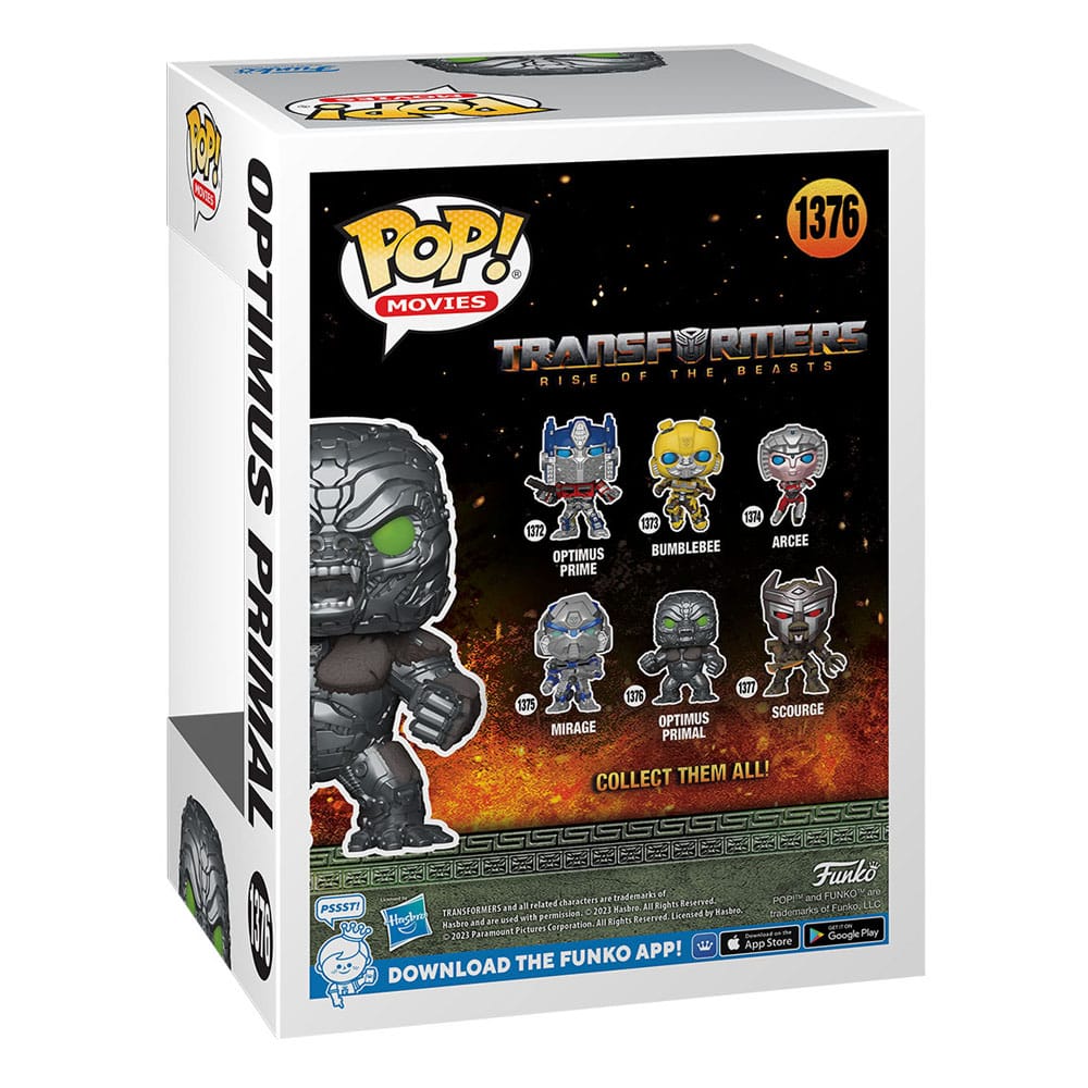 Optimus Primal Transformers Rise of the Beasts Funko POP! Movies Vinyl Figure