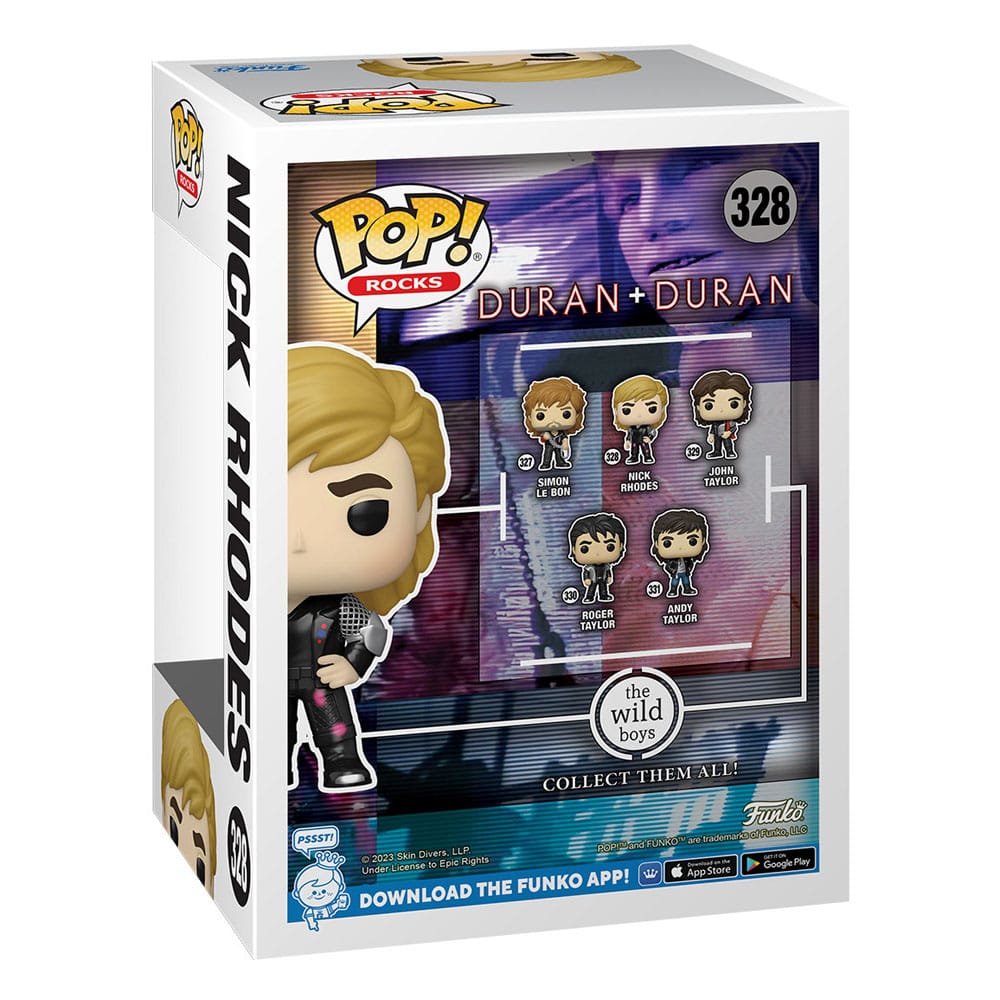 Nick Duran Duran Wild Boys Funko POP! Rocks Vinyl Figure