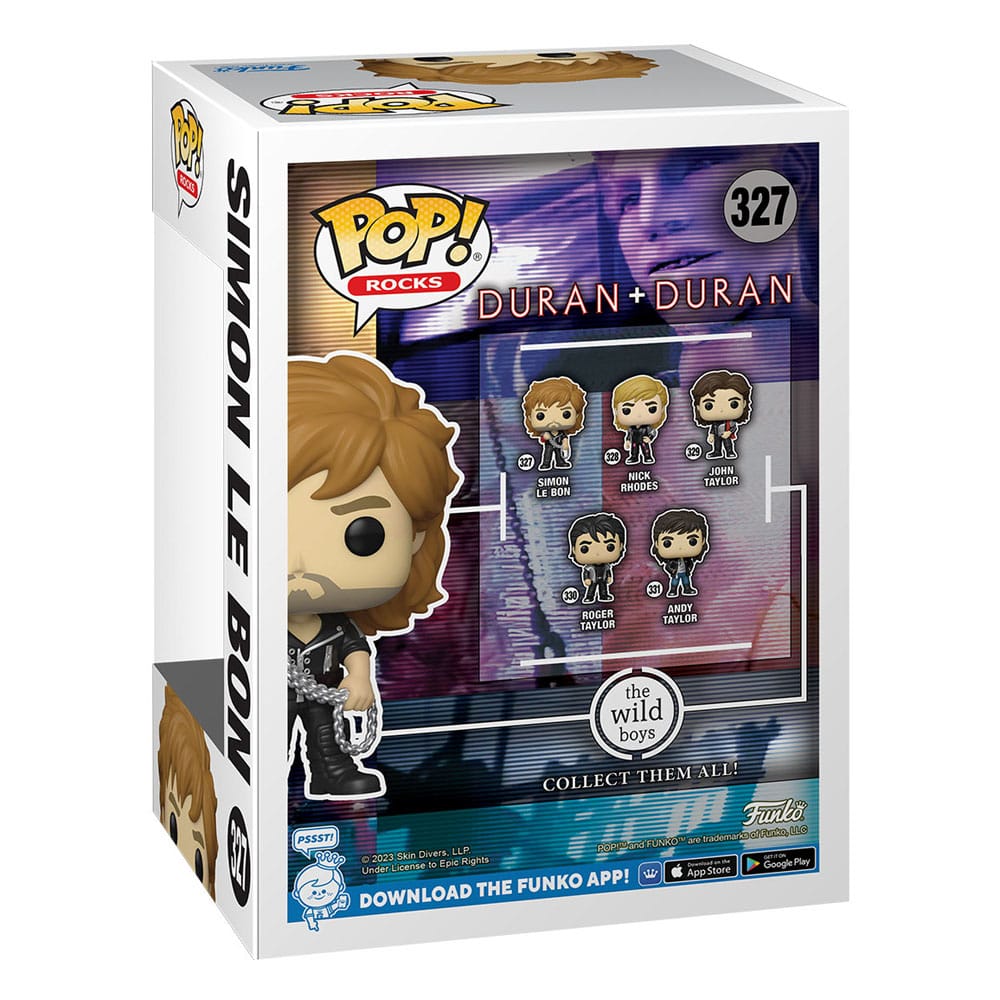 Simon Duran Duran Wild Boys Funko POP! Rocks Vinyl Figure