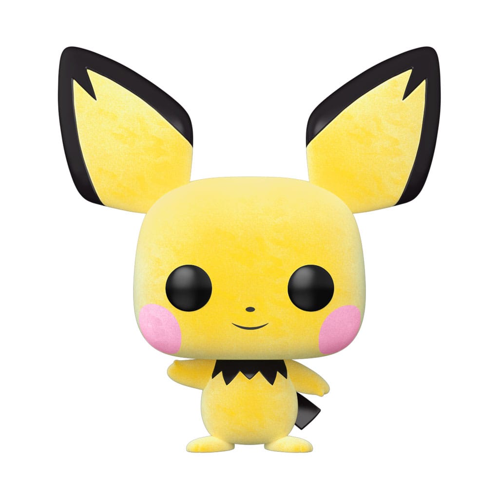 Pokemon Pichu Flocked POP Games Vinyl Figure Exclusive 9 cm