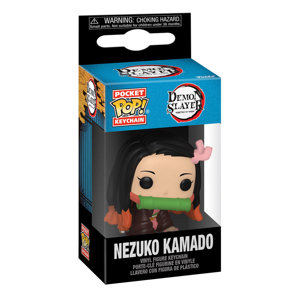 Funko Nezuko Demon Slayer Pocket POP Vinyl Keychains Display 4 cm Set of 12