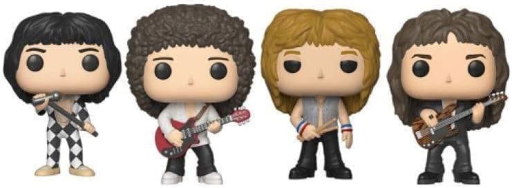 Queen POP Movies Vinyl Figure 4 Pack 9 cm