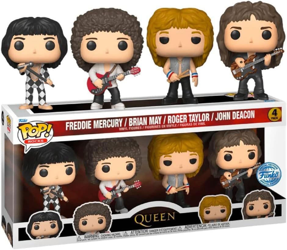Queen POP Movies Vinyl Figure 4 Pack 9 cm