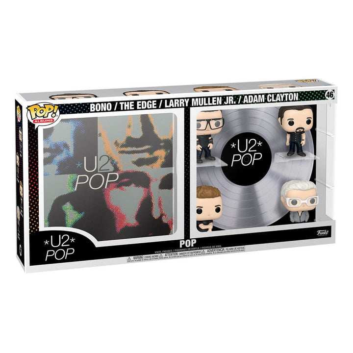 The Edge with Bono Larry and Adam U2 Pop Studio Funko POP! Albums DLX Vinyl Figure (4-Pack)