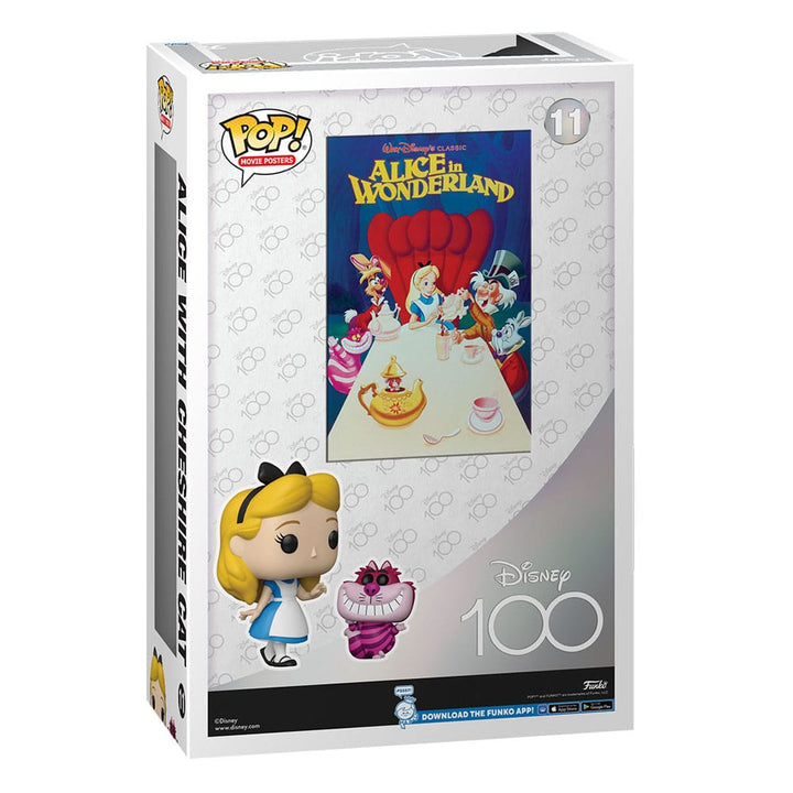 Alice in Wonderland Disney's 100th Anniversary Special Funko POP! Movie Poster and Vinyl Figure
