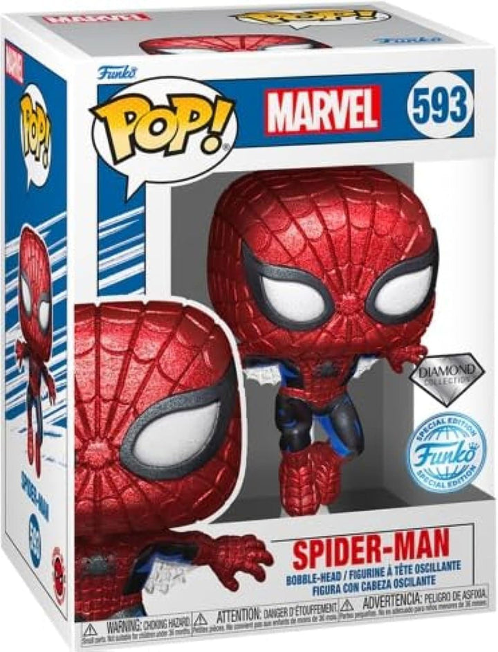 Spider-Man (Diamond Collection) Marvel 80th Anniversary Funko POP! Vinyl Figure