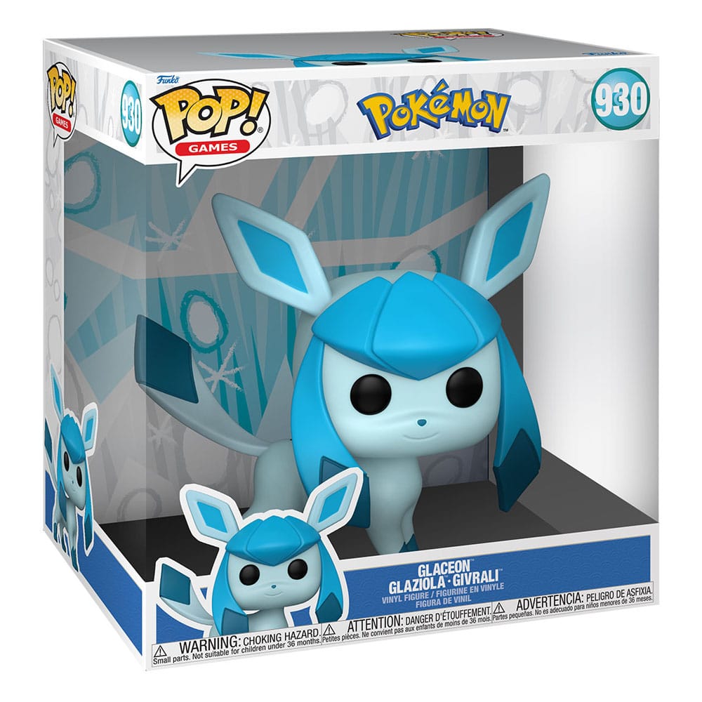 Glaceon (EMEA) Pokemon Super Sized Jumbo Funko POP! Vinyl Figure